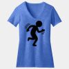 Women's Perfect Blend ® CVC V Neck Tee Thumbnail