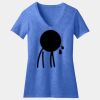 Women's Perfect Blend ® CVC V Neck Tee Thumbnail