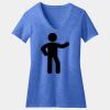 Women's Perfect Blend ® CVC V Neck Tee Thumbnail