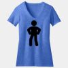 Women's Perfect Blend ® CVC V Neck Tee Thumbnail