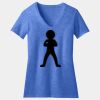 Women's Perfect Blend ® CVC V Neck Tee Thumbnail