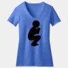 Women's Perfect Blend ® CVC V Neck Tee Thumbnail