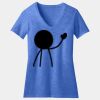 Women's Perfect Blend ® CVC V Neck Tee Thumbnail