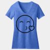 Women's Perfect Blend ® CVC V Neck Tee Thumbnail
