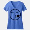 Women's Perfect Blend ® CVC V Neck Tee Thumbnail