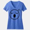 Women's Perfect Blend ® CVC V Neck Tee Thumbnail