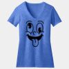 Women's Perfect Blend ® CVC V Neck Tee Thumbnail
