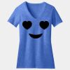 Women's Perfect Blend ® CVC V Neck Tee Thumbnail