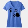 Women's Perfect Blend ® CVC V Neck Tee Thumbnail