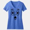 Women's Perfect Blend ® CVC V Neck Tee Thumbnail