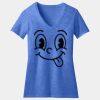 Women's Perfect Blend ® CVC V Neck Tee Thumbnail