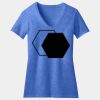 Women's Perfect Blend ® CVC V Neck Tee Thumbnail