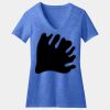 Women's Perfect Blend ® CVC V Neck Tee Thumbnail