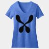 Women's Perfect Blend ® CVC V Neck Tee Thumbnail