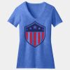 Women's Perfect Blend ® CVC V Neck Tee Thumbnail