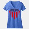 Women's Perfect Blend ® CVC V Neck Tee Thumbnail