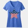 Women's Perfect Blend ® CVC V Neck Tee Thumbnail