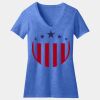 Women's Perfect Blend ® CVC V Neck Tee Thumbnail