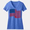 Women's Perfect Blend ® CVC V Neck Tee Thumbnail