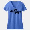 Women's Perfect Blend ® CVC V Neck Tee Thumbnail