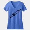 Women's Perfect Blend ® CVC V Neck Tee Thumbnail
