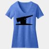 Women's Perfect Blend ® CVC V Neck Tee Thumbnail