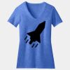 Women's Perfect Blend ® CVC V Neck Tee Thumbnail