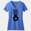 Women's Perfect Blend ® CVC V Neck Tee Thumbnail