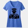 Women's Perfect Blend ® CVC V Neck Tee Thumbnail