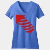 Women's Perfect Blend ® CVC V Neck Tee Thumbnail
