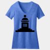 Women's Perfect Blend ® CVC V Neck Tee Thumbnail