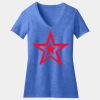 Women's Perfect Blend ® CVC V Neck Tee Thumbnail