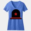 Women's Perfect Blend ® CVC V Neck Tee Thumbnail
