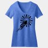 Women's Perfect Blend ® CVC V Neck Tee Thumbnail