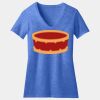 Women's Perfect Blend ® CVC V Neck Tee Thumbnail