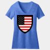 Women's Perfect Blend ® CVC V Neck Tee Thumbnail