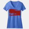 Women's Perfect Blend ® CVC V Neck Tee Thumbnail
