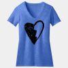 Women's Perfect Blend ® CVC V Neck Tee Thumbnail