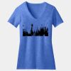 Women's Perfect Blend ® CVC V Neck Tee Thumbnail