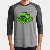 Mens Perfect Tri ® 3/4 Sleeve Raglan Thumbnail