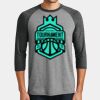 Mens Perfect Tri ® 3/4 Sleeve Raglan Thumbnail