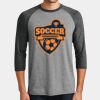 Mens Perfect Tri ® 3/4 Sleeve Raglan Thumbnail