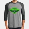 Mens Perfect Tri ® 3/4 Sleeve Raglan Thumbnail