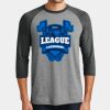 Mens Perfect Tri ® 3/4 Sleeve Raglan Thumbnail