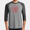 Mens Perfect Tri ® 3/4 Sleeve Raglan Thumbnail