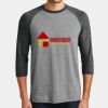 Mens Perfect Tri ® 3/4 Sleeve Raglan Thumbnail