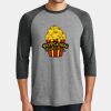 Mens Perfect Tri ® 3/4 Sleeve Raglan Thumbnail
