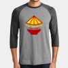Mens Perfect Tri ® 3/4 Sleeve Raglan Thumbnail