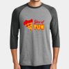 Mens Perfect Tri ® 3/4 Sleeve Raglan Thumbnail
