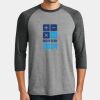 Mens Perfect Tri ® 3/4 Sleeve Raglan Thumbnail
